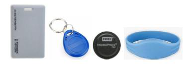 Cartao, Chaveiro, Disco e Pulseira